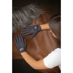 PÉNÉLOPE Gants Prisma Strass Eden By Pénélope Noir - Enfant -Caval’Style Boutique gants hiver eden by penelope noir enfant 13