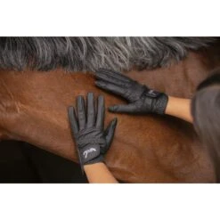 PÉNÉLOPE Gants Prisma Strass Eden By Pénélope Noir - Enfant -Caval’Style Boutique gants hiver eden by penelope noir enfant 7