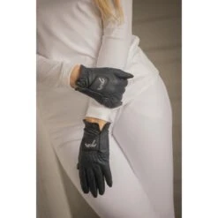 PÉNÉLOPE Gants Lyoni - Marine -Caval’Style Boutique gants lyoni marine 3