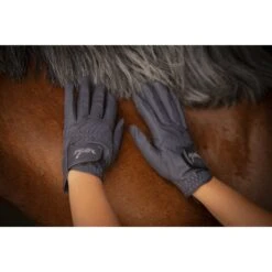 PÉNÉLOPE Gants Prisma Strass Eden By Pénélope Marine - Enfant -Caval’Style Boutique gants prisma strass eden by penelope marine enfant 2