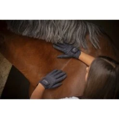 PÉNÉLOPE Gants Prisma Strass Eden By Pénélope Marine - Enfant -Caval’Style Boutique gants prisma strass eden by penelope marine enfant 4