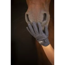 PÉNÉLOPE Gants Prisma Strass Eden By Pénélope Marine - Enfant -Caval’Style Boutique gants prisma strass eden by penelope marine enfant 5