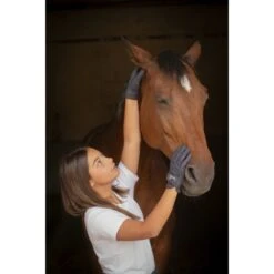 PÉNÉLOPE Gants Prisma Strass Eden By Pénélope Marine - Enfant -Caval’Style Boutique gants prisma strass eden by penelope marine enfant 9