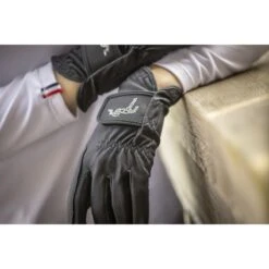 PÉNÉLOPE Gants Prisma Strass - Marine -Caval’Style Boutique gants prisma strass marine 3