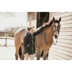 PÉNÉLOPE Blouson Fashion Rain - Noir -Caval’Style Boutique impermeable fashion rain noir 2