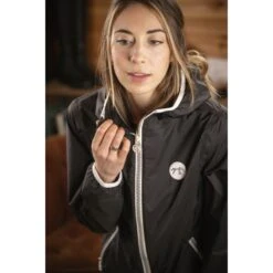 PÉNÉLOPE Blouson Fashion Rain - Noir -Caval’Style Boutique impermeable fashion rain noir 7