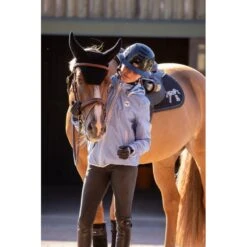 PÉNÉLOPE Blouson Rainshort - Bleu Artic -Caval’Style Boutique impermeable rainshort bleu arctique 3