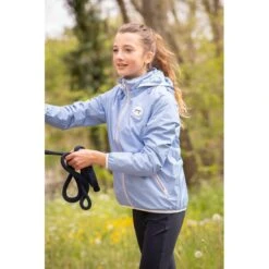 PÉNÉLOPE Blouson Rainshort Bleu Artic - Enfant 8 PÉNÉLOPE Blouson Rainshort Bleu Artic - Enfant -Caval’Style Boutique impermeable rainshort bleu arctique enfant 3