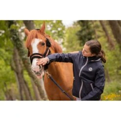 PÉNÉLOPE Blouson Rainshort Marine - Enfant -Caval’Style Boutique impermeable rainshort marine enfant 2