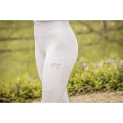 PÉNÉLOPE Legging Delphe - Blanc -Caval’Style Boutique legging delphe blanc 2