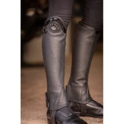 PÉNÉLOPE Mini-Chaps Prisca - Noir -Caval’Style Boutique mini chaps prisca noir 4