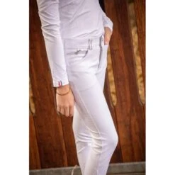 PÉNÉLOPE Pantalon D'Équitation Eden By Pénélope Fun Blanc - Enfant