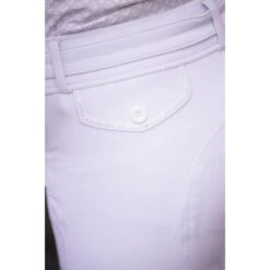 PÉNÉLOPE Pantalon D'Équitation Élégance Blanc - Enfant -Caval’Style Boutique pantalon d equitation elegance blanc enfant 3