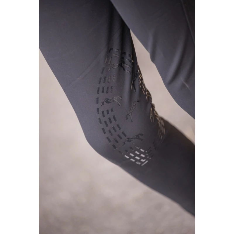 PÉNÉLOPE Pantalon D'Équitation Élégance Noir - Enfant 8 PÉNÉLOPE Pantalon D'Équitation Élégance Noir - Enfant – Image 8