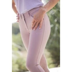PÉNÉLOPE Pantalon D'Équitation Élégance - Rose Poudré