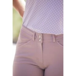 PÉNÉLOPE Pantalon D'Équitation Élégance - Rose Poudré -Caval’Style Boutique pantalon d equitation elegance rose poudre 3