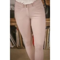 PÉNÉLOPE Pantalon D'Équitation Élégance - Rose Poudré -Caval’Style Boutique pantalon d equitation elegance rose poudre 7