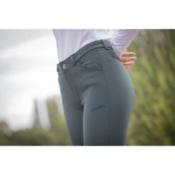 PÉNÉLOPE Pantalon D'Équitation Élégance - Vert Forêt -Caval’Style Boutique pantalon d equitation elegance vert foret 9