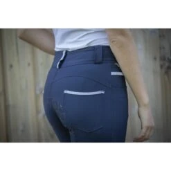 PÉNÉLOPE Pantalon D'Équitation Fun Full Seat - Marine -Caval’Style Boutique pantalon d equitation fun full seat marine 1 10