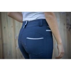 PÉNÉLOPE Pantalon D'Équitation Fun Full Seat - Marine -Caval’Style Boutique pantalon d equitation fun full seat marine 1 7