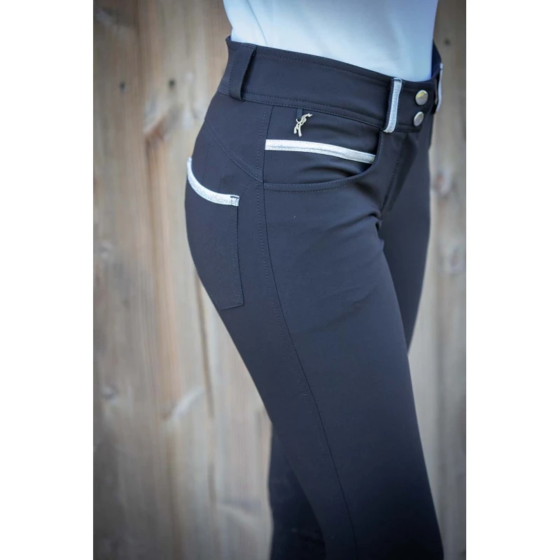 PÉNÉLOPE Pantalon D'Équitation Fun Full Seat - Noir 4 PÉNÉLOPE Pantalon D'Équitation Fun Full Seat - Noir – Image 4