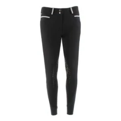 PÉNÉLOPE Pantalon D'Équitation Fun Noir - Enfant