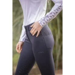 PÉNÉLOPE Pantalon D'Équitation Fun Stone - Marine -Caval’Style Boutique pantalon d equitation fun stone marine 2