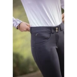 PÉNÉLOPE Pantalon D'Équitation Fun Stone - Marine -Caval’Style Boutique pantalon d equitation fun stone marine 3