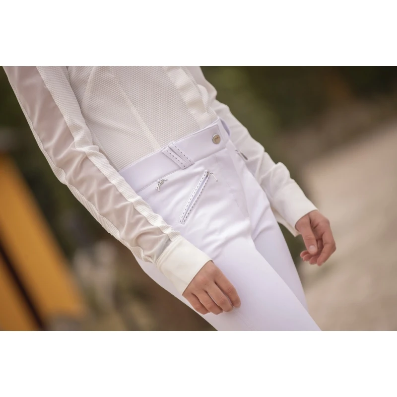 PÉNÉLOPE Pantalon D'Équitation New Romy Eden By Pénélope Blanc - Enfant 5 PÉNÉLOPE Pantalon D'Équitation New Romy Eden By Pénélope Blanc - Enfant – Image 5