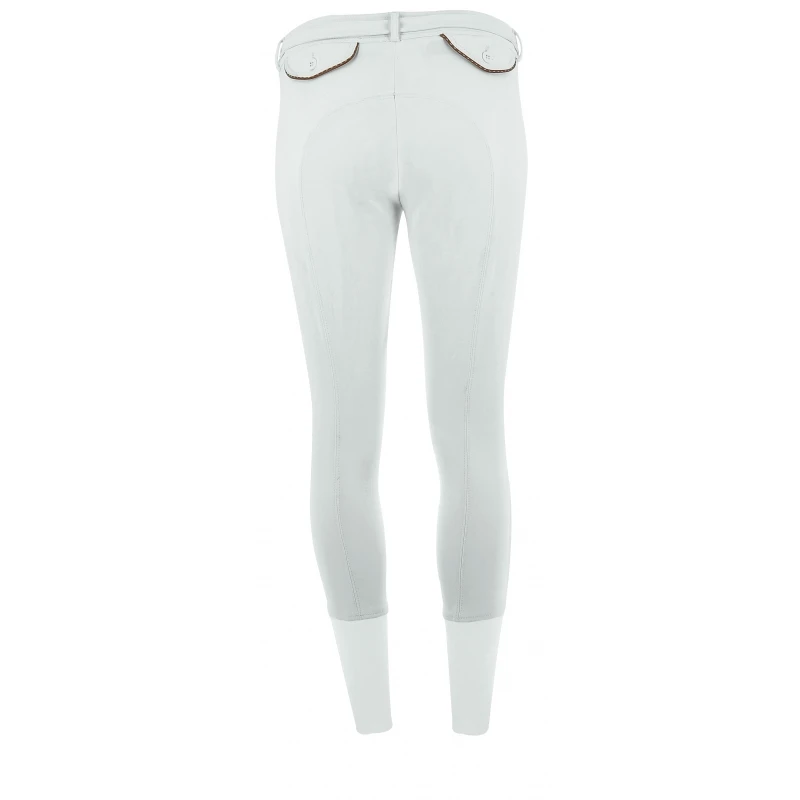 PÉNÉLOPE Pantalon D'Equitation Point Sellier - Blanc 2 PÉNÉLOPE Pantalon D'Equitation Point Sellier - Blanc – Image 2