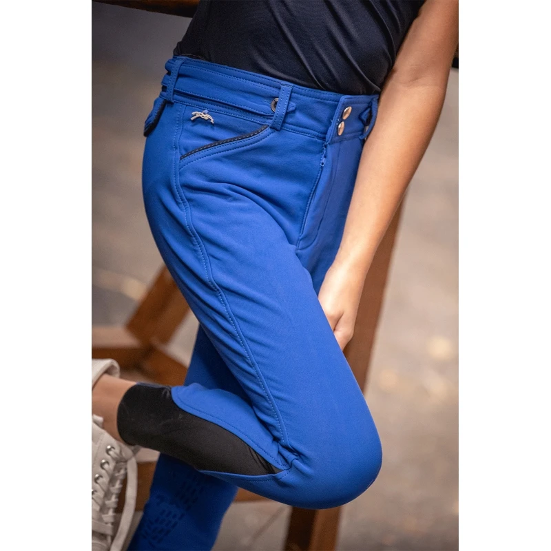 PÉNÉLOPE Pantalon D'Équitation Point Sellier Eden By Pénélope Olympic Blue - Enfant 1 PÉNÉLOPE Pantalon D'Équitation Point Sellier Eden By Pénélope Olympic Blue - Enfant