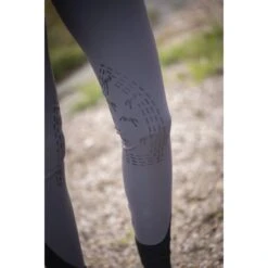 PÉNÉLOPE Pantalon D'Équitation Point Sellier Gris Foncé - Enfant