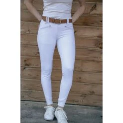 PÉNÉLOPE Pantalon D'Equitation Rocky - Blanc 8 PÉNÉLOPE Pantalon D'Equitation Rocky - Blanc -Caval’Style Boutique pantalon d equitation rocky blanc 3