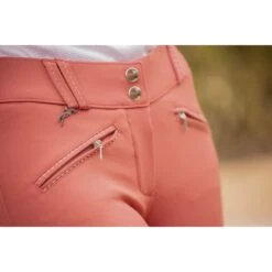 PÉNÉLOPE Pantalon D'Équitation Rocky - Pêche 9 PÉNÉLOPE Pantalon D'Équitation Rocky - Pêche -Caval’Style Boutique pantalon d equitation rocky peche 2