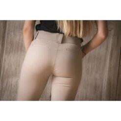 PÉNÉLOPE Pantalon D'Equitation Rocky - Taupe -Caval’Style Boutique pantalon d equitation rocky taupe 3