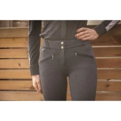 PÉNÉLOPE Pantalon D'Équitation Romy - Gris Chiné 8 PÉNÉLOPE Pantalon D'Équitation Romy - Gris Chiné -Caval’Style Boutique pantalon d equitation romy gris chine 3