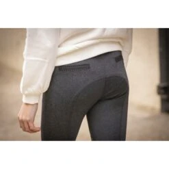 PÉNÉLOPE Pantalon D'Équitation Romy Gris Chiné - Enfant 5 PÉNÉLOPE Pantalon D'Équitation Romy Gris Chiné - Enfant -Caval’Style Boutique pantalon d equitation romy gris chine enfant 2
