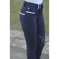 PÉNÉLOPE Pantalon D'Equitation Fun - Marine 9 PÉNÉLOPE Pantalon D'Equitation Fun - Marine -Caval’Style Boutique pantalon equitation fun marine 4
