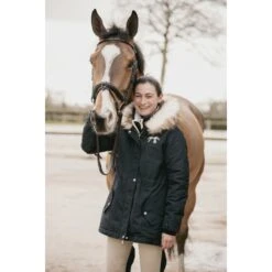 PÉNÉLOPE Parka Mega Lyon - Noir