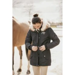 PÉNÉLOPE Parka Mega Lyon - Noir -Caval’Style Boutique parka mega lyon noir 8