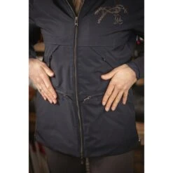 PÉNÉLOPE Parka Steppy - Marine -Caval’Style Boutique parka steppy marine 9