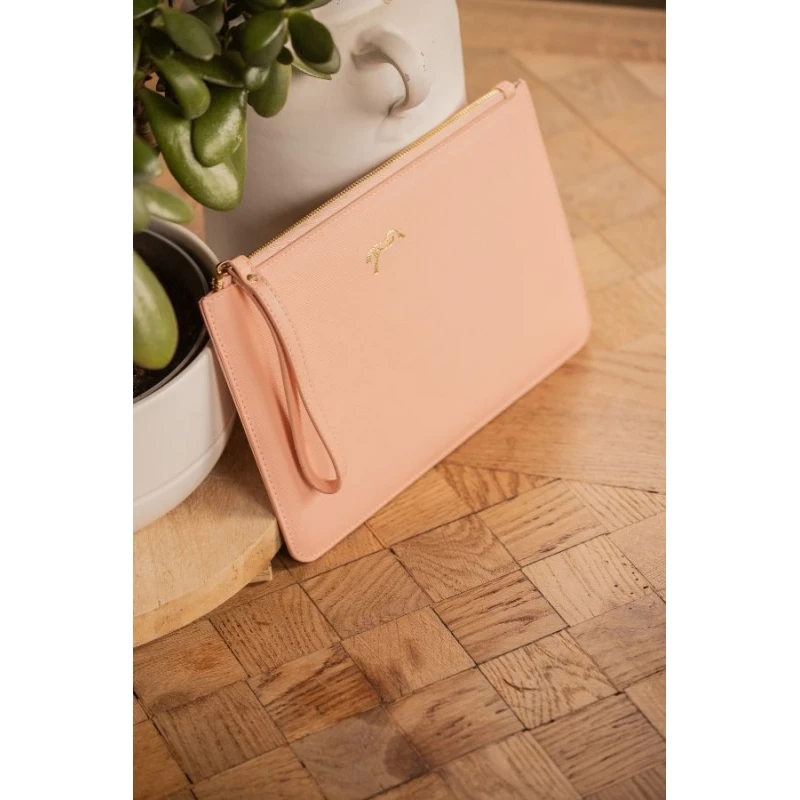 PÉNÉLOPE Pochette Plate - Rose 1 PÉNÉLOPE Pochette Plate - Rose