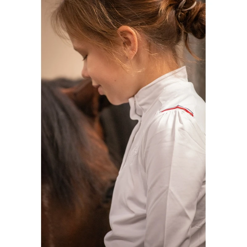 PÉNÉLOPE Polo Bruges Blanc Eden By Pénélope - Enfant 3 PÉNÉLOPE Polo Bruges Blanc Eden By Pénélope - Enfant – Image 3