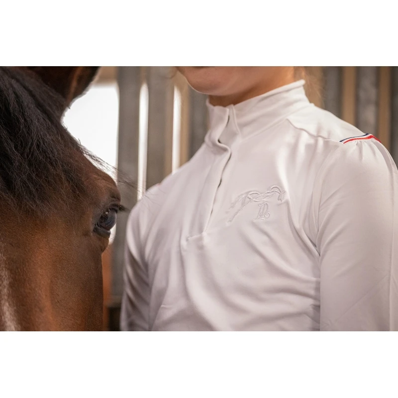 PÉNÉLOPE Polo Bruges Blanc Eden By Pénélope - Enfant 5 PÉNÉLOPE Polo Bruges Blanc Eden By Pénélope - Enfant – Image 5