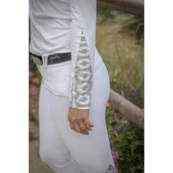 PÉNÉLOPE Polo De Concours Anaïs Manches Longues - Blanc -Caval’Style Boutique polo de concours anais manches longues blanc 1 2