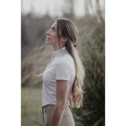 PÉNÉLOPE Polo De Concours Las Honey Manches Courtes - Blanc -Caval’Style Boutique polo de concours las honey manches courtes blanc 6