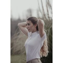 PÉNÉLOPE Polo De Concours Las Honey Manches Courtes - Blanc -Caval’Style Boutique polo de concours las honey manches courtes blanc 8