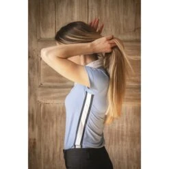 PÉNÉLOPE Polo De Concours Moon - Bleu Artic -Caval’Style Boutique polo de concours moon bleu arctique 2