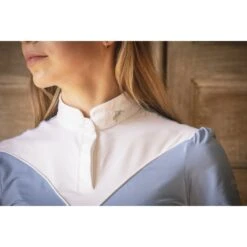 PÉNÉLOPE Polo De Concours Moon - Bleu Artic -Caval’Style Boutique polo de concours moon bleu arctique 5