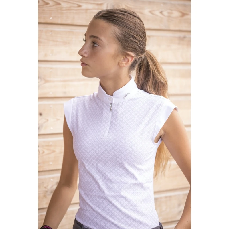 PÉNÉLOPE Polo De Concours Séville Blanc - Enfant 1 PÉNÉLOPE Polo De Concours Séville Blanc - Enfant